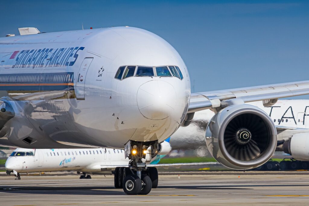Singapore Airlines Boeing 777 at SoekarnoHatta International Airport CGK Singapore will host the Asia Pacific Centre for Aviation Safety