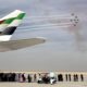 Apresentação de voo no Dubai Airshow 2025