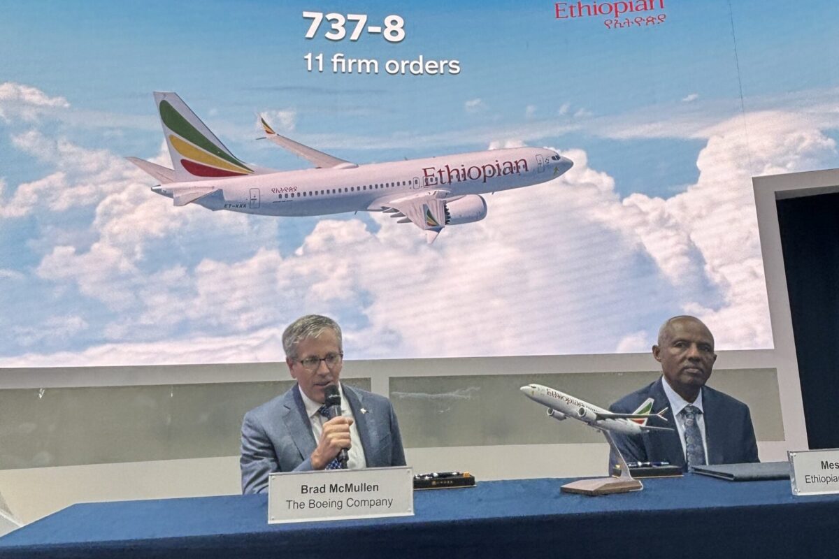 Evento Ethiopian Airlines Boeing 737-8 MAX