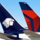 Aeromexico and Delta tails
